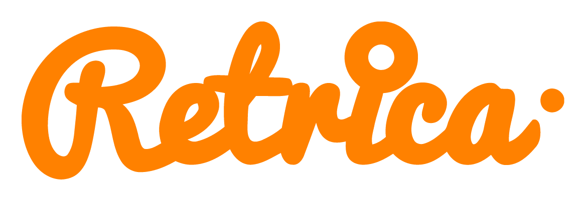 Retrica logo on a transparent background