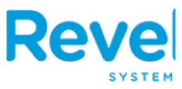 Revel logo, horizontal version, on a transparent background