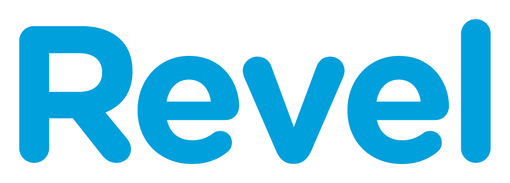 Revel logo on a transparent background