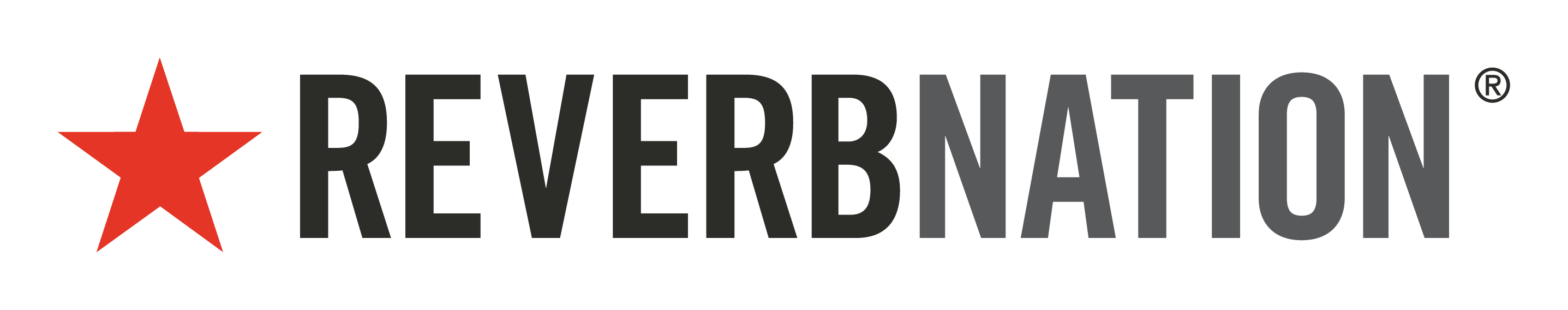 Reverbnation logo on a transparent background