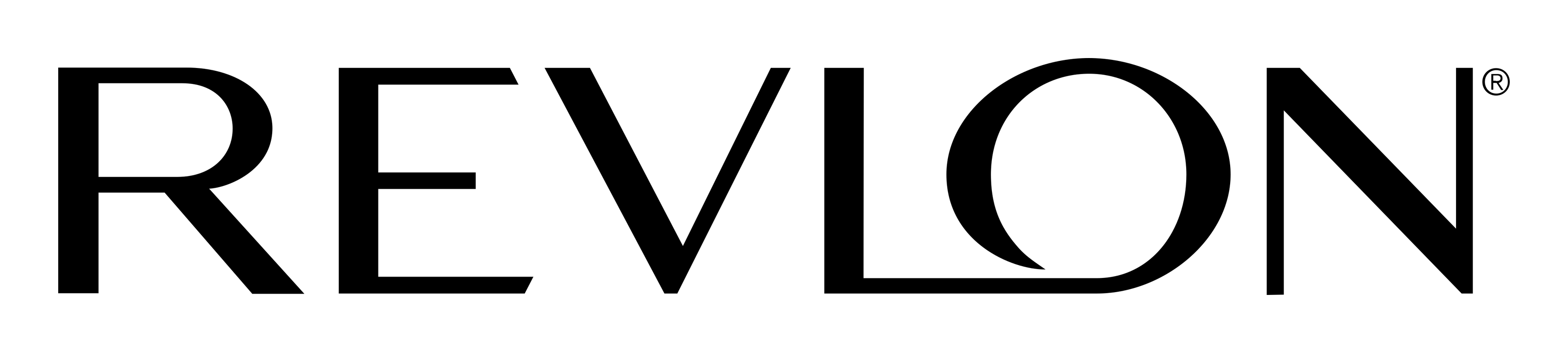 Revlon logo on a transparent background
