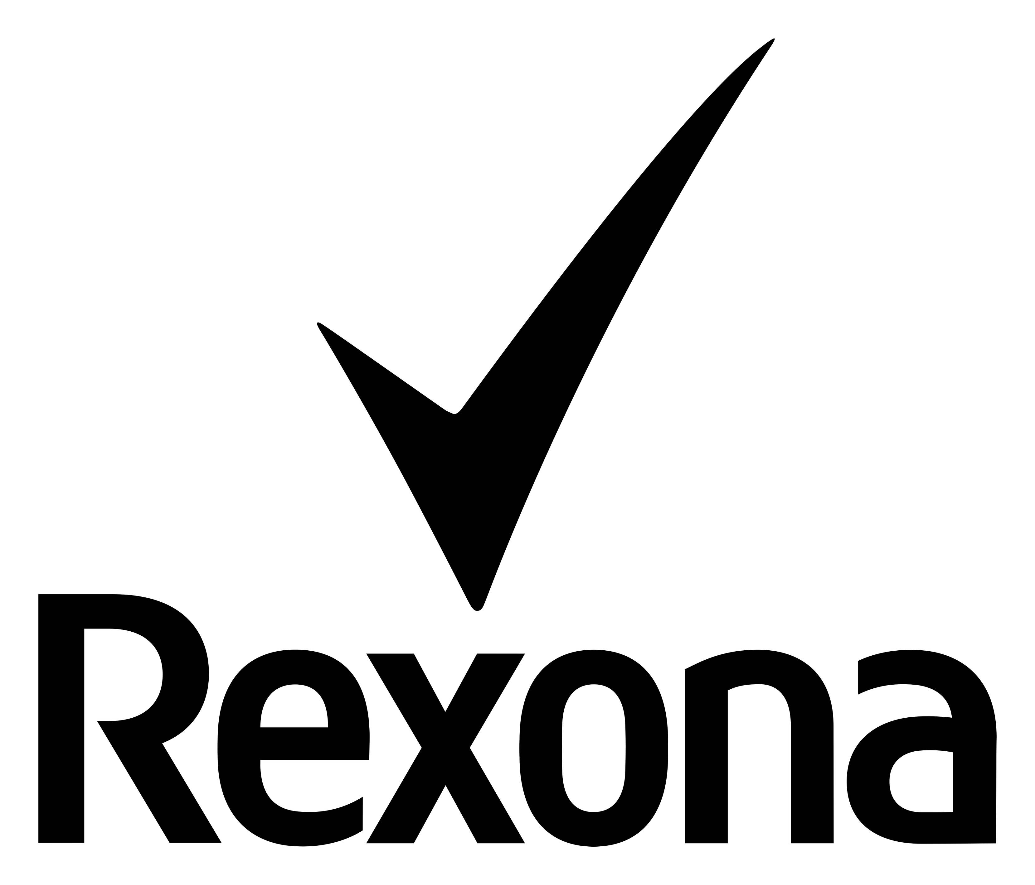 Rexona logo on a transparent background