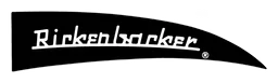 Rickenbacker logo, black wordmark version, on a transparent background