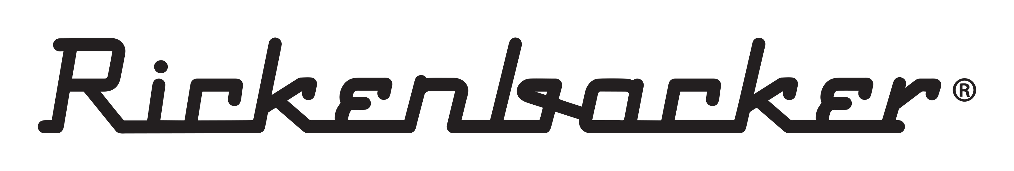 Rickenbacker logo on a transparent background