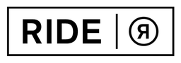 Ride Snowboards logo, black wordmark version, on a transparent background
