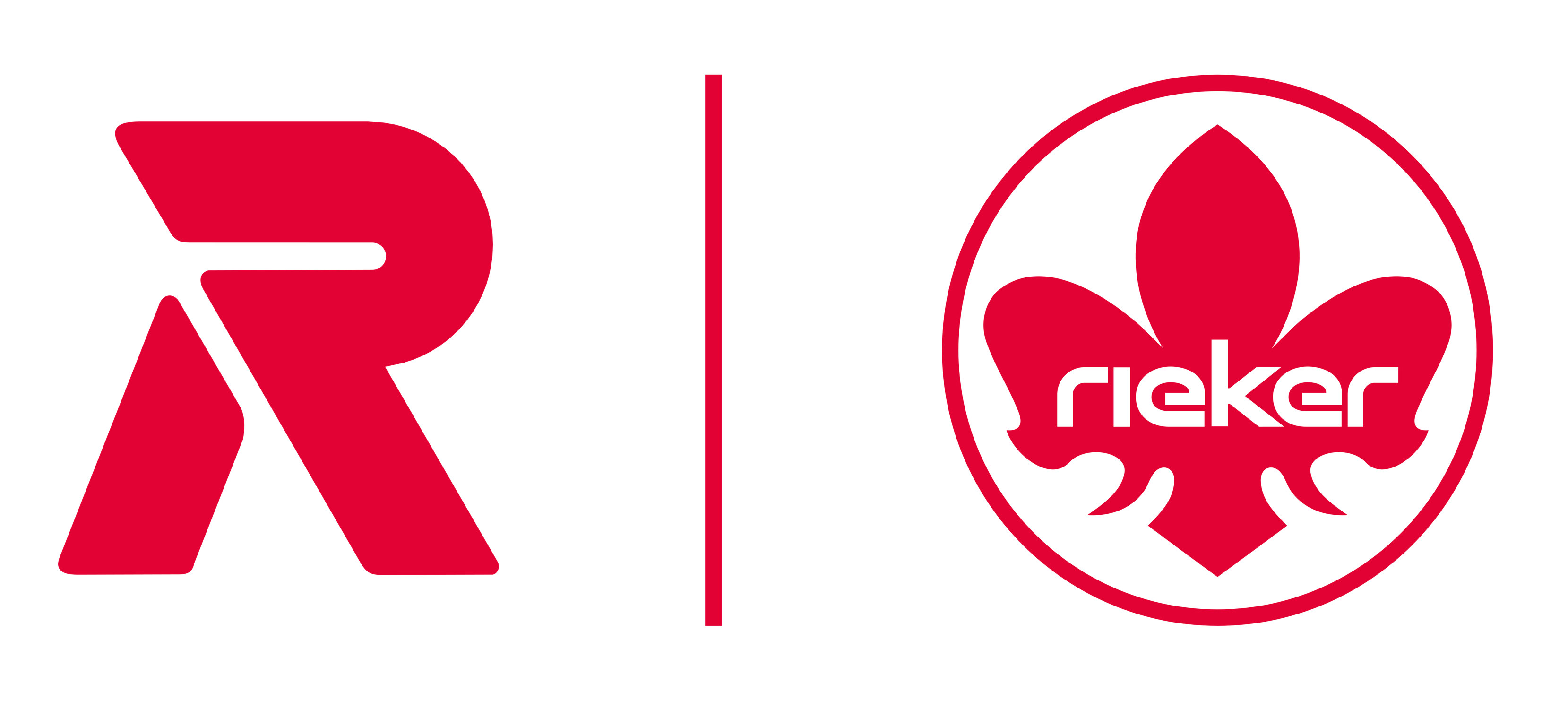 Rieker logo on a transparent background