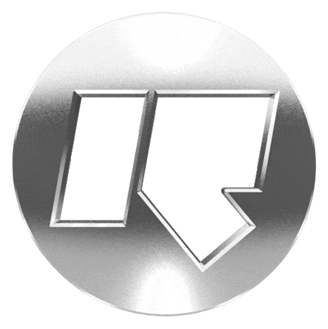 Rinse logo, monochrome icon version, on a transparent background
