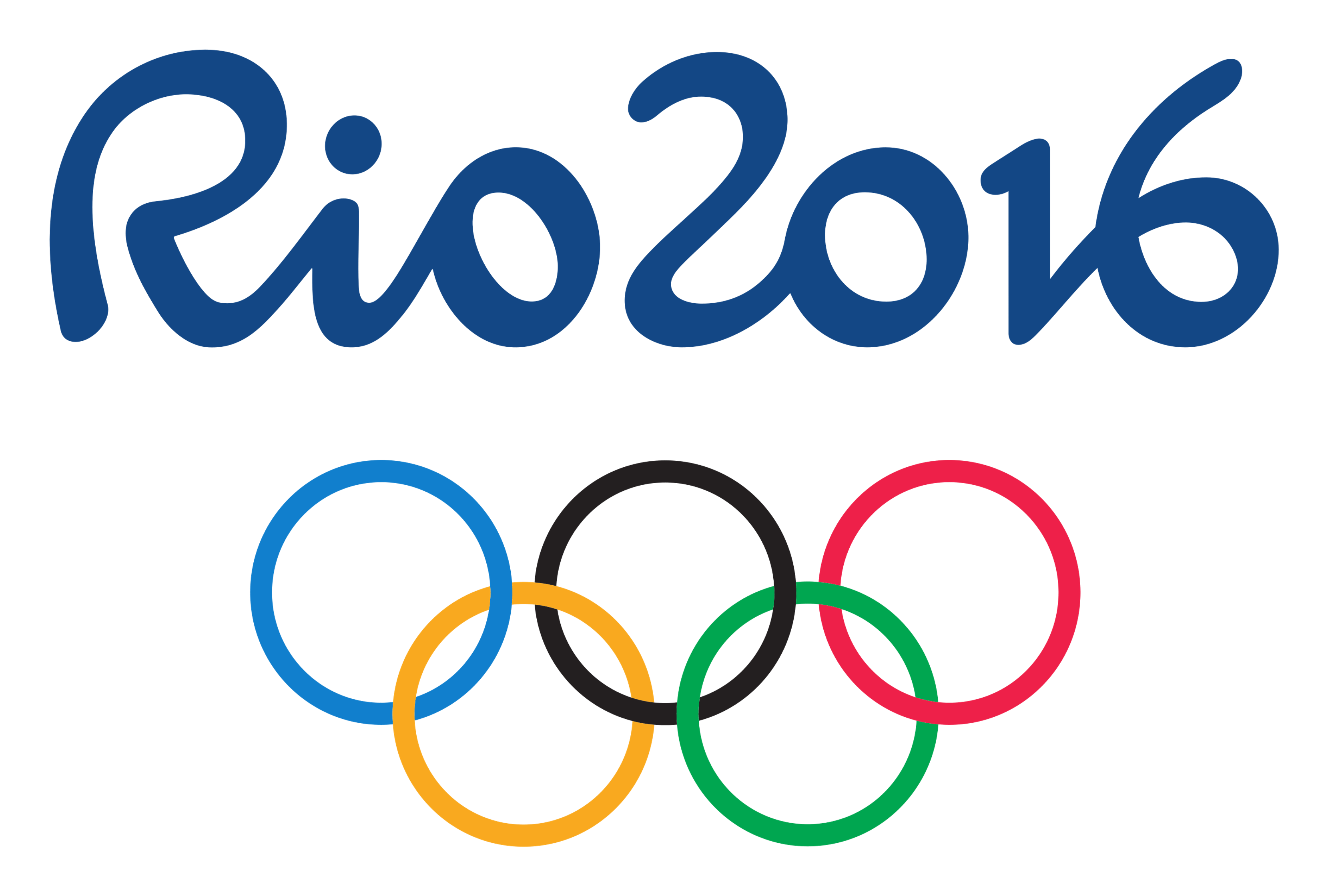 Rio 2016 logo on a transparent background