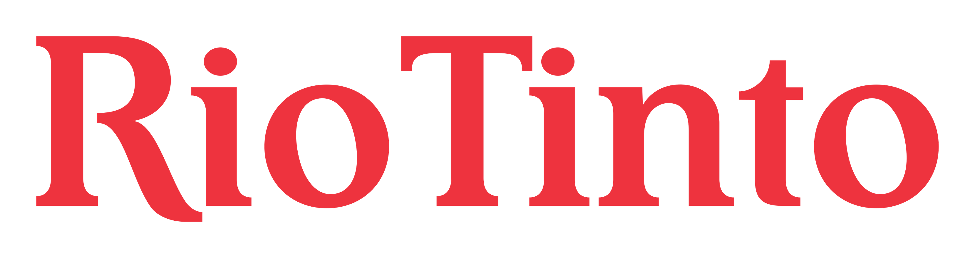 Rio Tinto logo on a transparent background