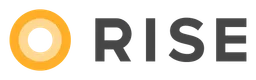 Rise logo, wordmark version, on a transparent background
