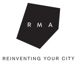 Rma logo, black version, on a transparent background