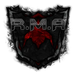 Rma logo, black icon version, on a transparent background