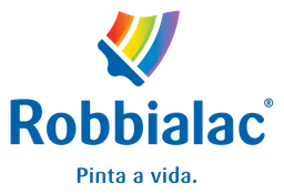 Robbialac logo, horizontal version, on a transparent background