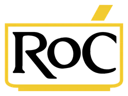 Roc logo, horizontal version, on a transparent background