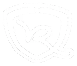 Rocawear Logo, Variante Icon weiß, auf transparentem Hintergrund
