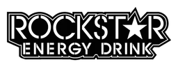 Rockstar logo, black wordmark version, on a transparent background