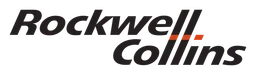Rockwell Collins logo, black wordmark version, on a transparent background
