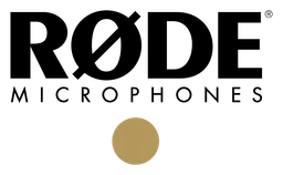 Rode logo, black version, on a transparent background