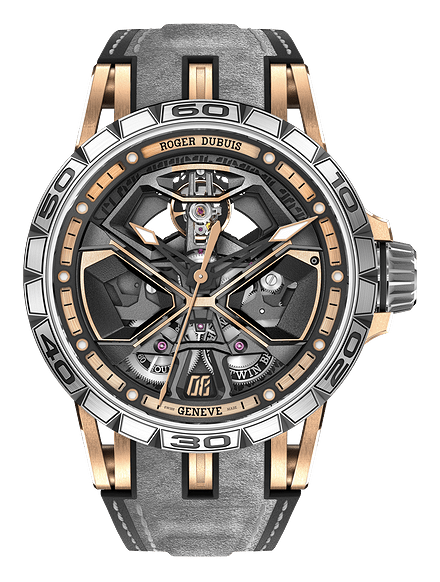 Roger Dubuis logo, monochrome version, on a transparent background