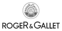 Roger Et Gallet logo, monochrome version, on a transparent background