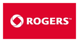 Rogers logo, horizontal version, on a transparent background