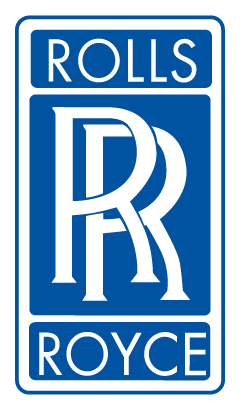 Rolls Royce RR logo on a transparent background