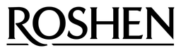 Roshen logo, black wordmark version, on a transparent background