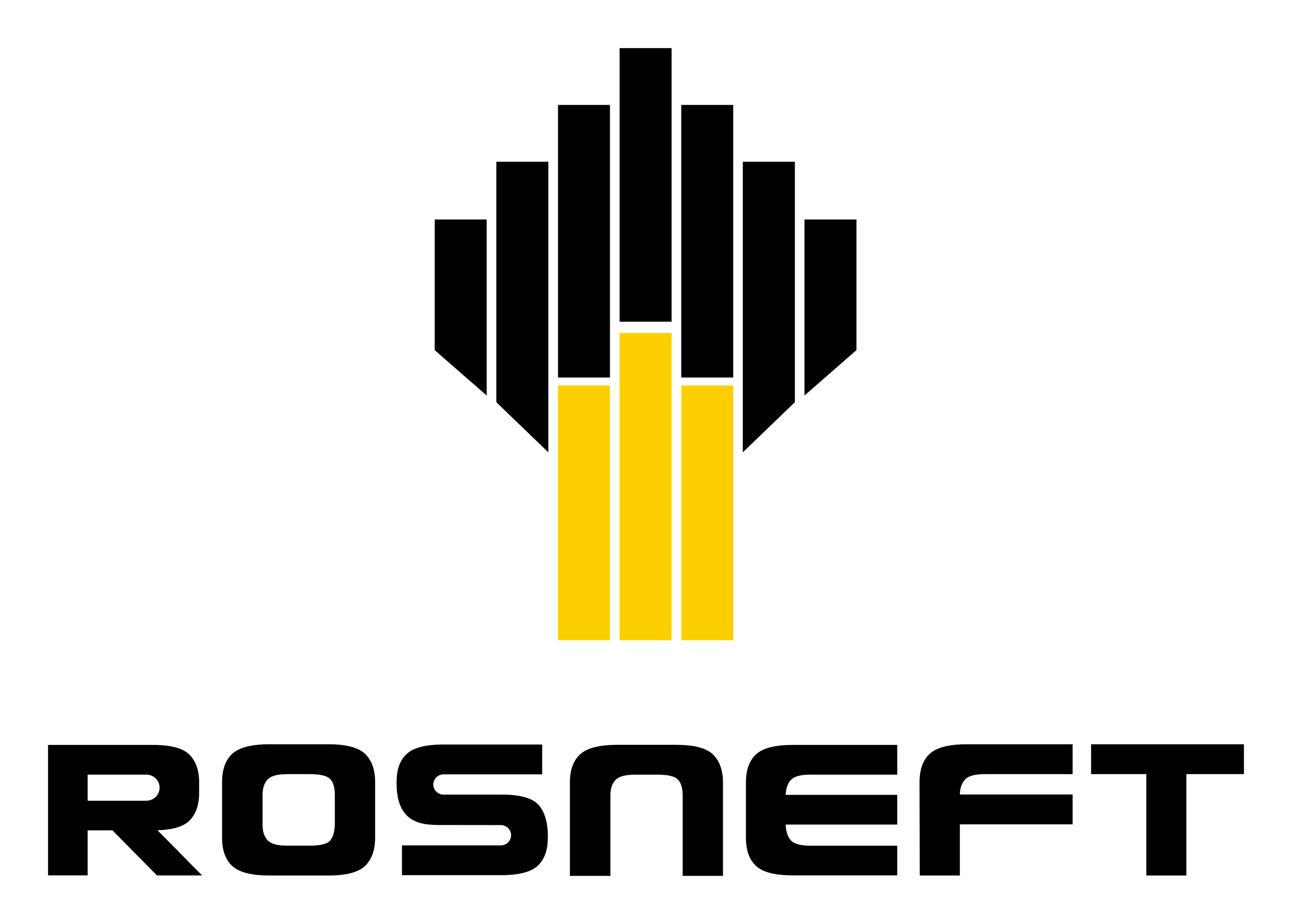 Rosneft logo on a transparent background