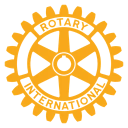 Logo de Rotary International, versión icono, sobre fondo transparente
