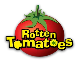 Rotten Tomatoes logo, horizontal version, on a transparent background