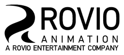 Rovio logo, black version, on a transparent background