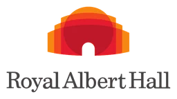 Royal Albert Hall logo, horizontal version, on a transparent background