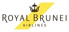 Royal Brunei Airlines logo, horizontal version, on a transparent background