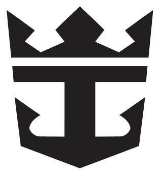 Royal Caribbean logo, black icon version, on a transparent background