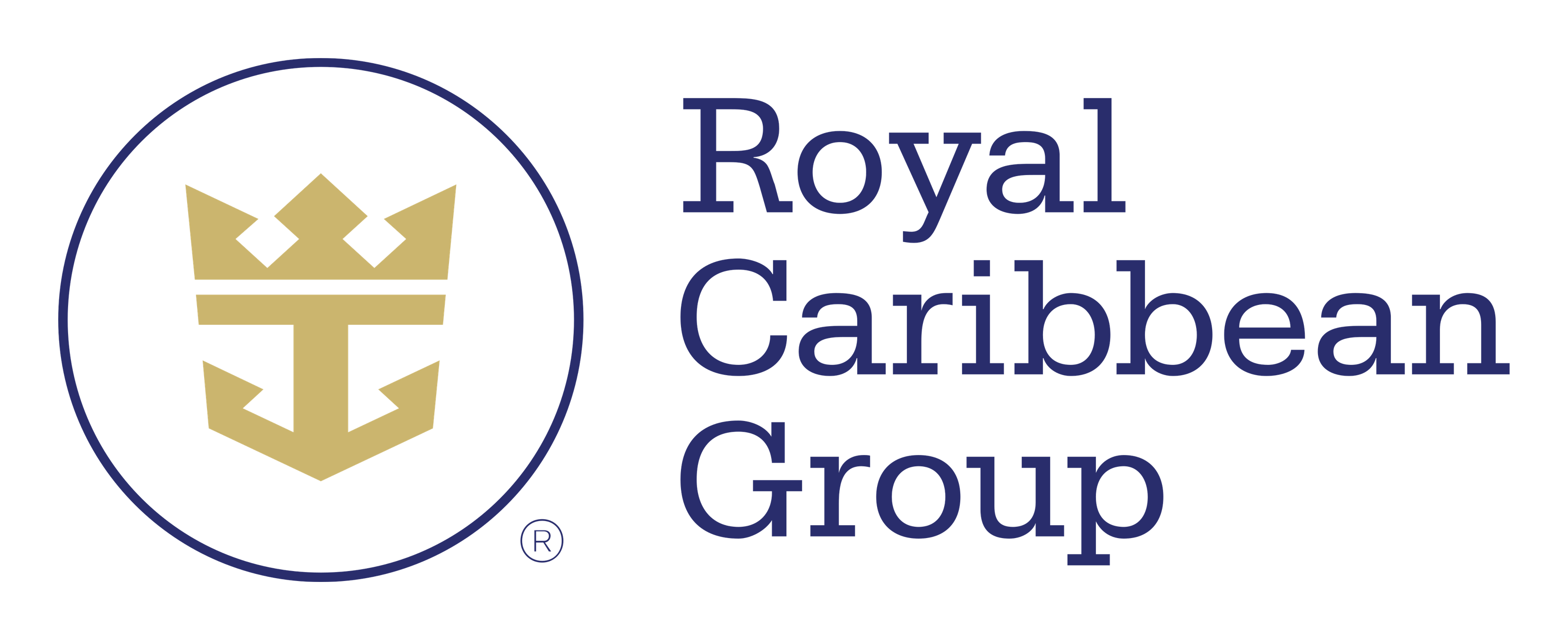 Royal Caribbean logo on a transparent background