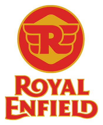 Royal Enfield logo, icon version, on a transparent background