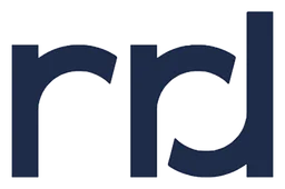 RR Donnelley Logo, Variante horizontal, auf transparentem Hintergrund