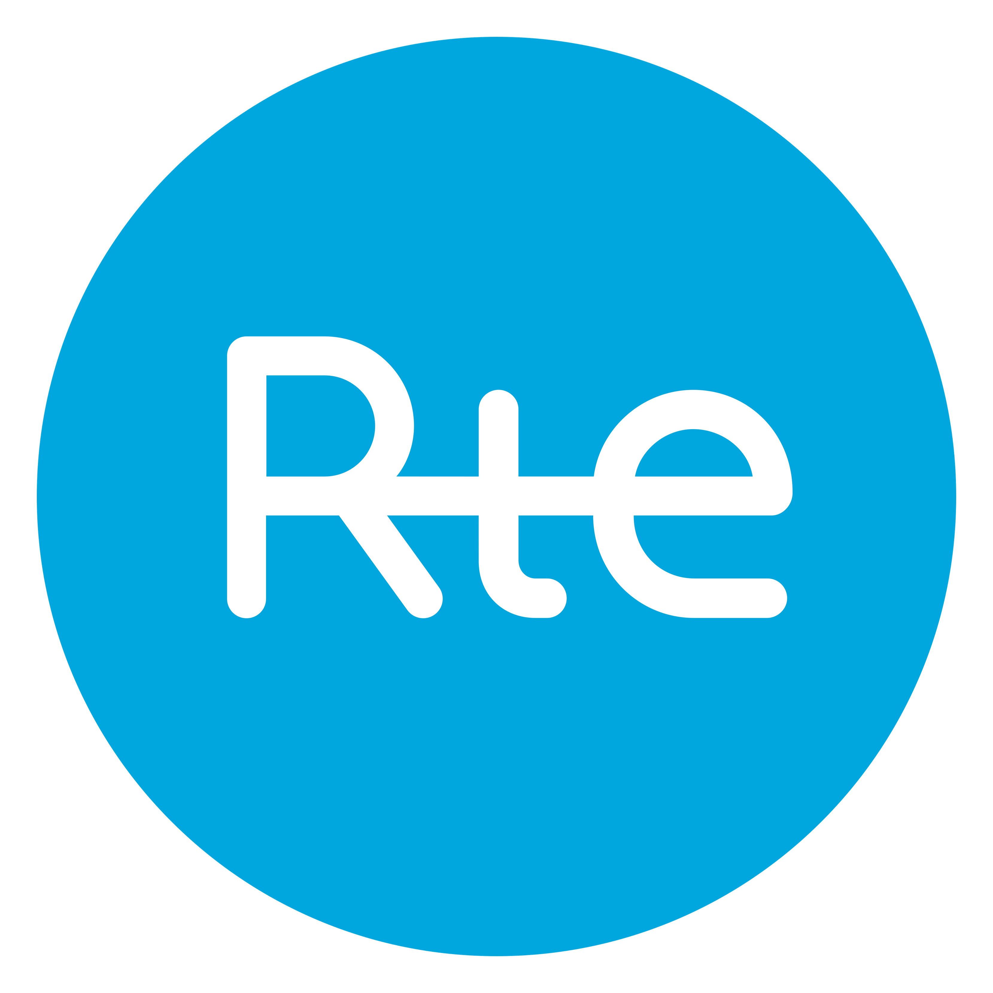 Rte logo on a transparent background