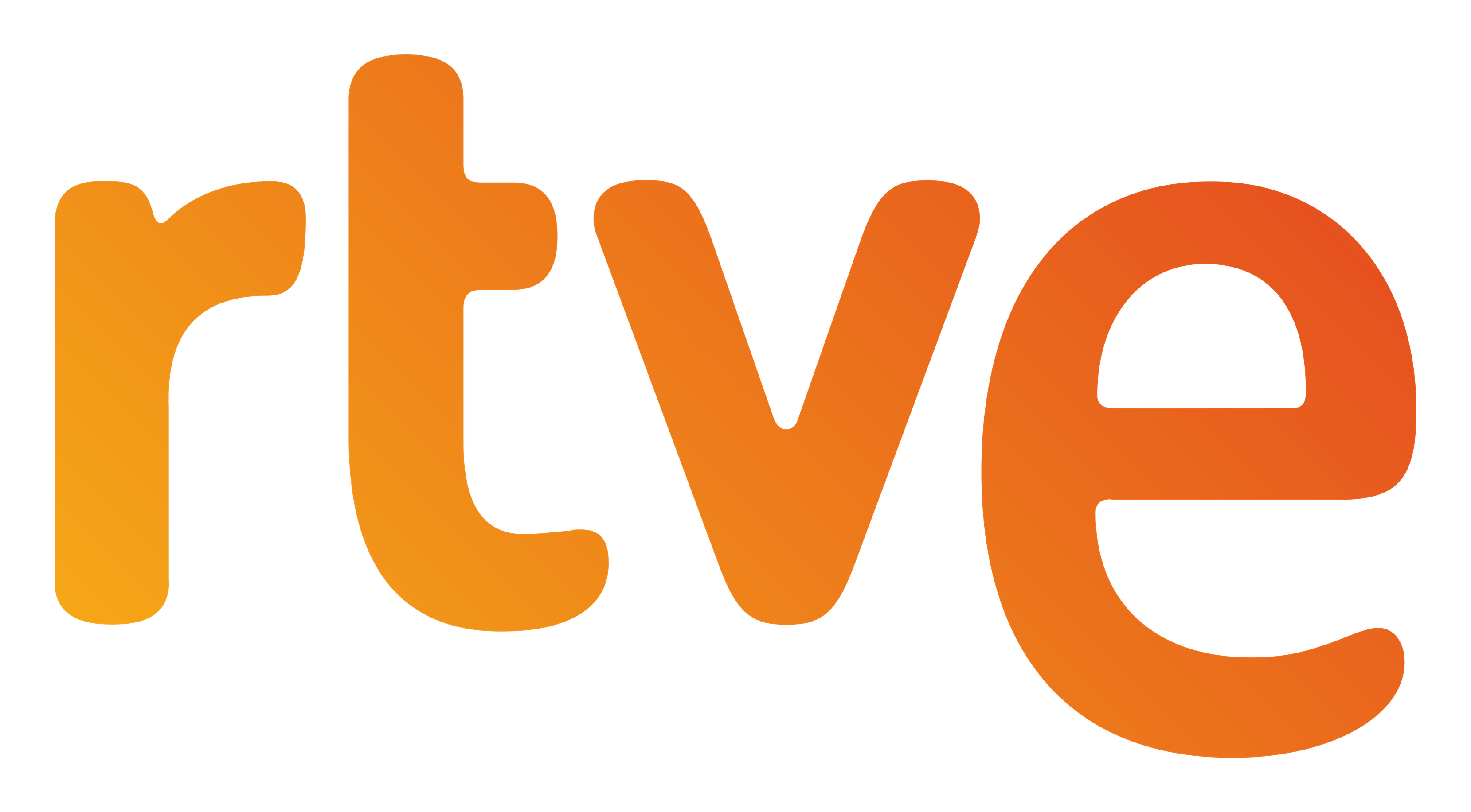 Rtve logo on a transparent background