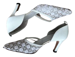 Ruby Shoo logo, monochrome version, on a transparent background