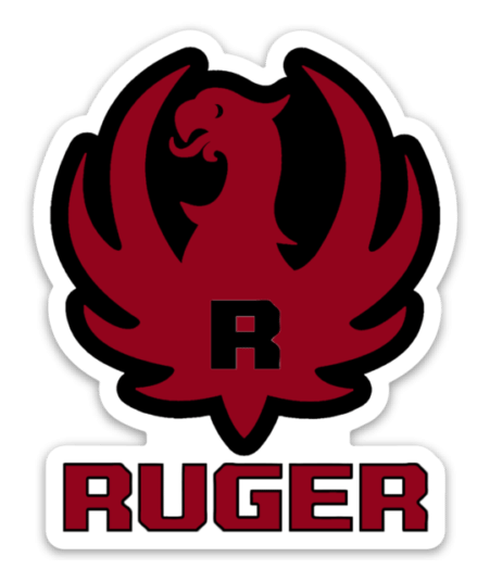 Ruger logo on a transparent background