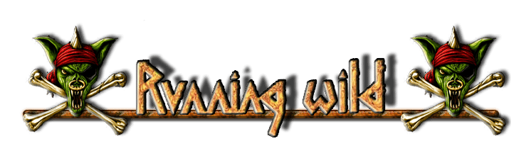 Running Wild logo on a transparent background