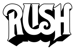 Rush logo, black version, on a transparent background