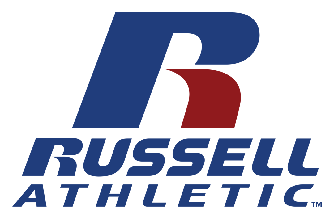 Russell Athletic logo on a transparent background