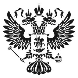 Russia 24 logo, black icon version, on a transparent background