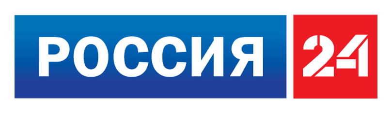Russia 24 logo on a transparent background