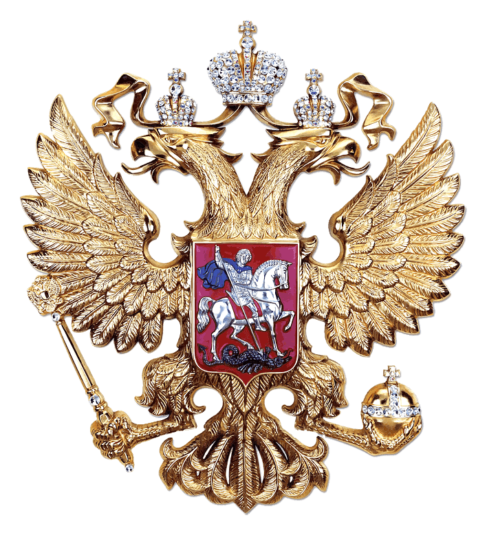 Russia logo on a transparent background