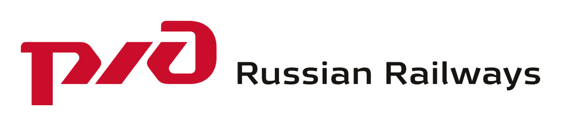 Russian Railways logo on a transparent background