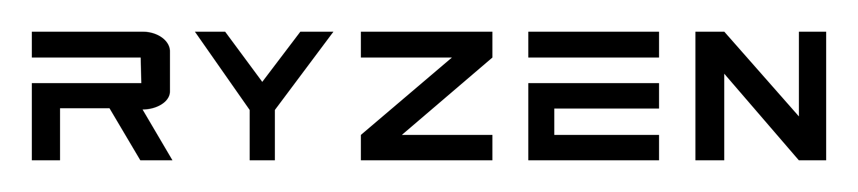 Ryzen logo on a transparent background