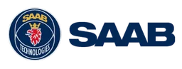 Saab logo, wordmark version, on a transparent background
